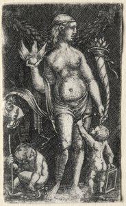 Venuše mezi dvěma amorky od Albrecht Altdorfer