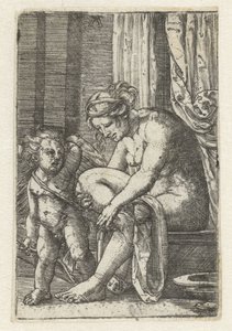 Venuše po koupeli od Albrecht Altdorfer