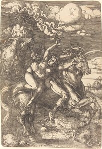 Únos na jednorožce od Albrecht Dürer