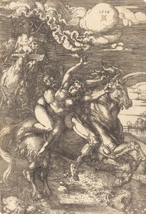 Únos na jednorožci, 1516. od Albrecht Dürer