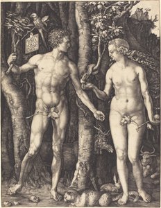 Adam a Eva od Albrecht Dürer
