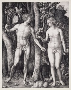 Adam a Eva od Albrecht Dürer