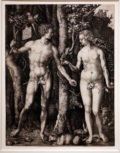 Adam a Eva od Albrecht Dürer