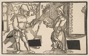 Adelphi, z The Comedie of Terence, dotisk z 19. století.n.d. od Albrecht Dürer
