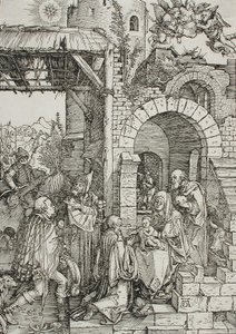Klanění tří králů od Albrecht Dürer