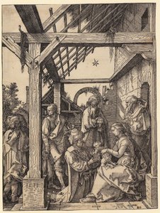Klanění tří králů od Albrecht Dürer