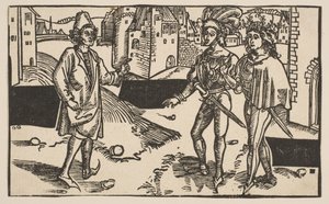 Andria, z komedie Terence, dotisk z 19. století.n.d. od Albrecht Dürer