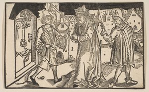 Andria, z komedie Terence, dotisk z 19. století.n.d. od Albrecht Dürer