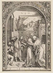 Anna a Jáchym pod Zlatou branou od Albrecht Dürer