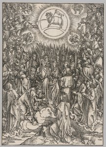 Apokalypsa: Klanění beránka — Hymna vyvolených od Albrecht Dürer