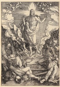 Vzkříšení Krista, list č. 12 ze série „Velké pašije“ od Albrecht Dürer