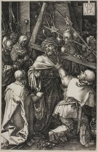 Nesení kříže, z rytých pašijí od Albrecht Dürer