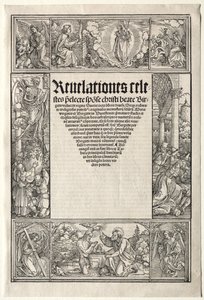 Hranice - s Křtem Krista. od Albrecht Dürer