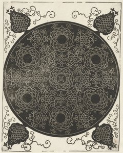 Příklad výšivky se sedmi motivy ve tvaru věnce od Albrecht Dürer