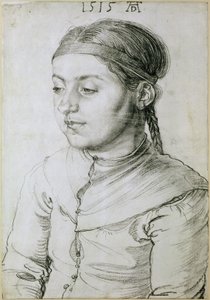 Portrét mladé dívky od Albrecht Dürer