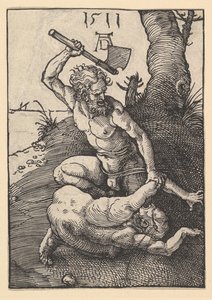 Kain zabíjí Ábela, 1511. od Albrecht Dürer