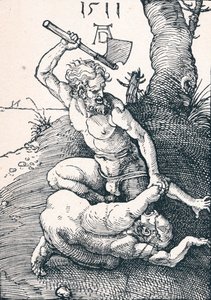 Kain zabíjel Abela, 1511 1906 od Albrecht Dürer