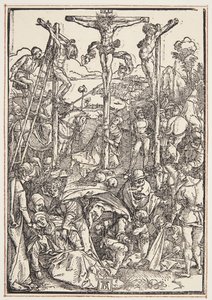 Kalvárie (skromný dřevoryt) od Albrecht Dürer