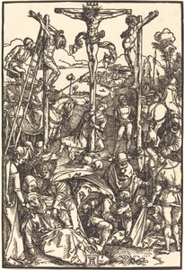 Kalvárie se třemi kříži od Albrecht Dürer