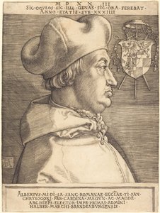 Kardinál Albrecht z Braniborska („Velký kardinál“) od Albrecht Dürer