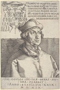 Kardinál Albrecht Braniborský ("malý kardinál") od Albrecht Dürer