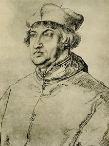 Kardinál Albrecht Braniborský od Albrecht Dürer