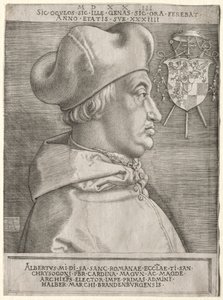 Kardinál Albrecht Braniborský - Velká deska od Albrecht Dürer