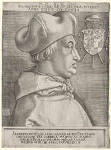 Kardinál Albrecht Braniborský - Velká deska, 1523. od Albrecht Dürer