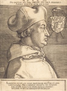 Kardinál Albrecht Braniborský Velký kardinál, 1523. od Albrecht Dürer