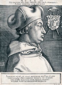 Kardinál Albrecht Braniborský Velký kardinál, 1523 1906 od Albrecht Dürer