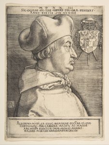 Kardinál Albrecht z Braniborska.n.d. od Albrecht Dürer