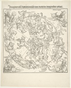 Nebeská mapa severní oblohy od Albrecht Dürer