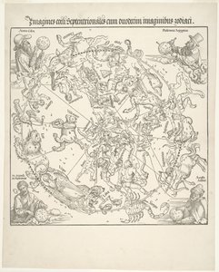 Nebeská mapa severní oblohy od Albrecht Dürer