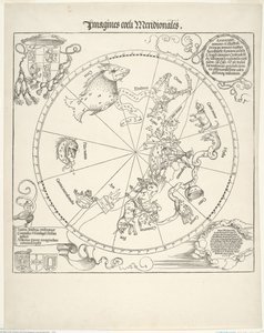 Nebeská mapa jižní oblohy (Imagines coeli meridionalis) od Albrecht Dürer