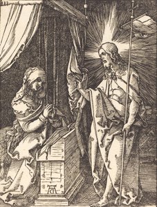 Kristus se zjevil své matce, pravděpodobně c. 15091510. od Albrecht Dürer
