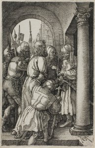 Kristus před Pilátem, z Vyrytých pašijí od Albrecht Dürer