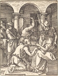 Kristus korunovaný trním od Albrecht Dürer