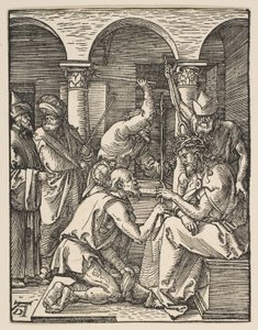 Kristus korunovaný trním, z „Malého umučení“ od Albrecht Dürer