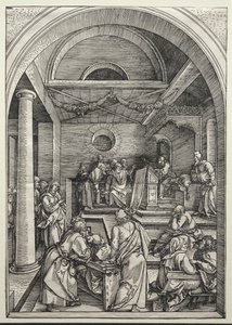 Kristus se hádal s lékaři od Albrecht Dürer