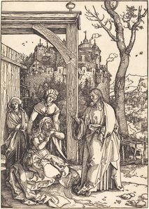 Kristus odchází od své matky od Albrecht Dürer