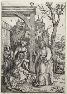 Kristus opouští svou matku, c. 1504-1505. od Albrecht Dürer