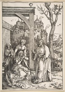 Kristus opouští svou matku, ze Života Panny, ca. 1504. od Albrecht Dürer
