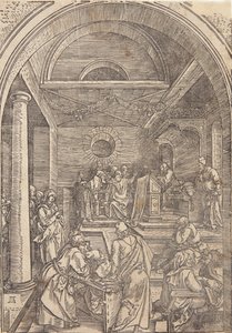 Kristus mezi lékaři od Albrecht Dürer