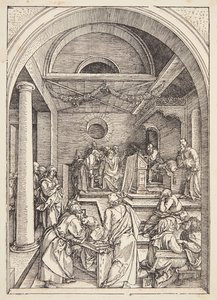 Kristus mezi lékaři od Albrecht Dürer