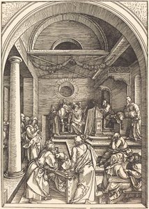 Kristus mezi lékaři od Albrecht Dürer