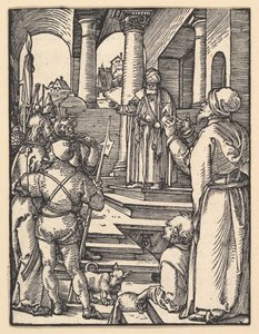 Kristus před Pilátem, z díla „Malé pašije“ od Albrecht Dürer
