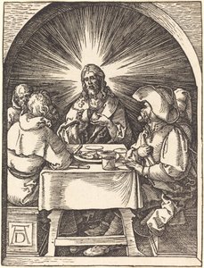 Kristus v Emauzích od Albrecht Dürer