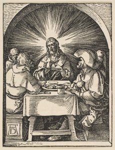 Kristus v Emauzích, z Malých pašijí, ca. 1510. od Albrecht Dürer