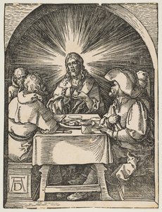Kristus v Emauzích, z Malých pašijí, ca. 1510. od Albrecht Dürer