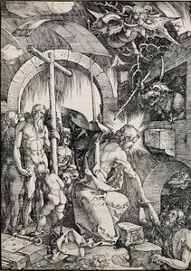 Kristus v limbu, 1510 od Albrecht Dürer
